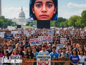 Activistas De Inmigración de EE. UU. Presionan por DACA en National Mall
