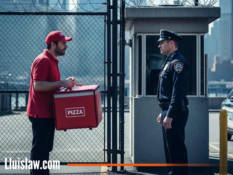 Inmigrante-Ilegal-Realiza-Entrega-de-Pizza-en-Fort-Hamilton-de-Nueva-York-y-es-Arrestado-por-el-ICE