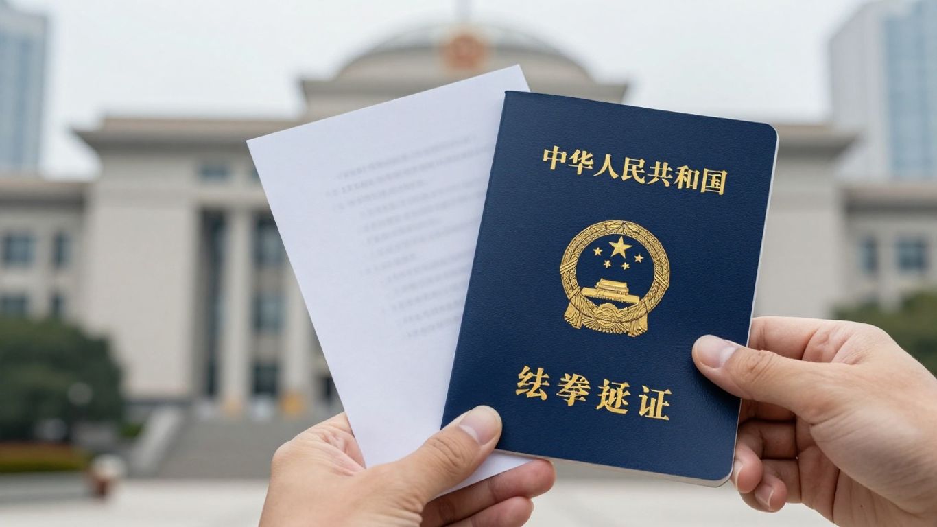 Immigration law document with official seals.